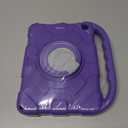 Fire HD 8 Tablet Case for Kids(2024/2022/2020 Release,12th/10th Generation),Incompatible with iPad Samsung,Shock Proof Friendly,360 Rotating Grip Stand,Portable Handle Kid-Proof Case (Blue)