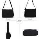 Lightweight Crossbody Bags for Women Daily/Travel, Quilted Puffy Purse with Adjustable Strap, Shoulder Handbags