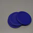 Replacement Lids fits Pyrex 1-Cup (4" Smallest Size) Glass Food Storage Container Bowls, 4-Inch Plastic Round Lids Covers for Pyrex 7202-PC, Airtight & Leakproof (10-Pack, Blue)