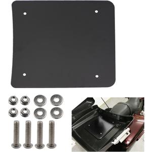 Tour Pack Plate, Inner Metal Base Plate Kit, Laser Cut Fit for 2014+ Harley Touring Razor Chopped King Tour Pak