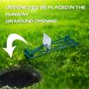 Qualirey 2 Pcs Outdoor Gopher Trap Easy Set Mole Trap Weather Resistant Gopher Killer Vole Killer for Lawn Garden Farm (Green)