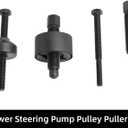 DPTOOL Power Steering Pump Pulley Puller Remove Install Tool Compatible with Ford GM Volkswagen Chrysler Vehicles