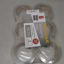 Clear Packing Tape 6 Rolls - Heavy Duty Packaging Tape 2.7mil Thick, 2.0 in. Wide x 60 Yards - Strong Adhesive, Silent, Reliable Package Tape for Home Office Shipping Moving Sealing