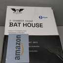 BIGBATBOX Wooden Bat House for Outdoors - Clean Your Backyard from Mosquitoes - Proven Box Kit to Attract Bats