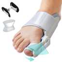 2 x Bunion Corrector Toe Straightener: Big Toe Straightener Corrector - Bunion Thumb Corrector for Women Men