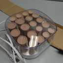 Conair Double Ceramic Hot Rollers for Long, Medium, and All Hair - Hair Curler - Hair Roller Clips Included - 1/2 inch, 3/4 inch, and 1 inch Rollers