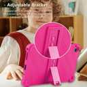 ATOOZ for Lenovo Tab One 8.7 Case 2025 (TB305FU),Soft Silicone Shockproof Kids Case for Lenovo Tab K9 Tablet 8.7 inch with PC Stand (Rose Red)