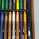 Collections Etc 140 Piece Art Set with Wooden Carrying Case