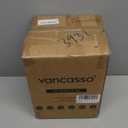 vancasso Ceramic Plant Pots, 3 Piece Planters for Indoor Plants, 4.25+5.25+6.25 Inch Flower Pots with Drainage, Plant Pots Indoor for Succulent, Pothos, Snake Plant and Money Tree, Etc (Khaki)