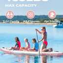 TIGERXBANG 11'6"/11'/10' Inflatable Paddle Board with Complete Accessories, Versatile Premium Paddle Boards for Adults/Youth, Stand Up Paddle Board Polar/Wave/Sunny Wave Collection