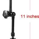 11 Inch Articulating Friction Magic Arm Adjustable w/Hot Shoe Mount 1/4'' Tripod Screw for Camera Rig, LCD Monitor, LED Flash Lights (11'Arm)