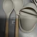 Set of 36 Silicone Utensils Set Wooden Cooking Home Kitchen Baking .