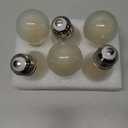 Vintage LED Edison Short Small Light Bulb 40W Dimmable E26 Globe 2700K Soft white Frosted 40 Watt Warm Standard Medium Base G45 Bulbs Ideal for Ceiling Fan,Vanity Light,Table Lamp Create Cozy Ambiance (6 Count (Pack of 1)