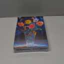 Bgraamiens Rose-1000 Pieces Rose Flowers Puzzle for Adults, Unique Flowers Art Home Decor, Valentine's Day Gift