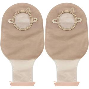 LotFancy Colostomy Bags, 10PCS Two-Piece Drainable Pouches with Clamp Closure for Colonoscopy Ostomy Stoma Care (No Skin Barriers), Ileostomy Supplies