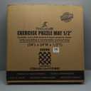 ProsourceFit Puzzle Exercise Mat  in, EVA Interlocking Foam Floor Tiles for Home Gym, Mat for Home Workout Equipment, Floor Padding for Kids, Brown, 24 in x 24 in x  in, 24 Sq Ft - 6 Tiles