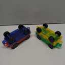 Magnetic Tiles Cars Construction Set - 4 PCS Magnetic Tiles Magnet Bricks Truck Sensory Toys, Educational Magnet Cars Set Building Blocks for 3 4 5 6 7 8+ Year Old Girls Boys