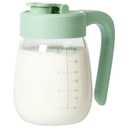 32oz Breast Milk Storage, Glass Formula Mixing Storage with Lid - Heat & Cold Resistant, Leak-Proof Container for Preparing Baby Bottles, Large Mouth for Easy Cleaning & Storage (170mm) (Green)