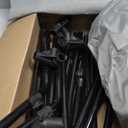 Veehoo Outdoor Dog Bed with Canopy, Cooling Elevated Pet Cot with Removable Shade, Non-Slip Feet, Raised Dog Cot for Large Dogs, Pet Tent Bed for Camping, Beach, XLarge, Grey, CWC2411 (49.0"L x 33.0"W x 42.5"Th)