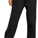 AUTOMET Women's Wide Leg Sweatpants Fleece Lined Baggy Straight Leg Lounge Pants Fall Outfits Athletic Joggers with Pockets, XS