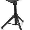 Pyle Adjustable Universal Projector Stand  Heavy Duty Tripod for Laptops, Computers, DJ Equipment & Projectors  Ideal for Stage, Studio & Office Events  Height Adjustable 28" to 46"