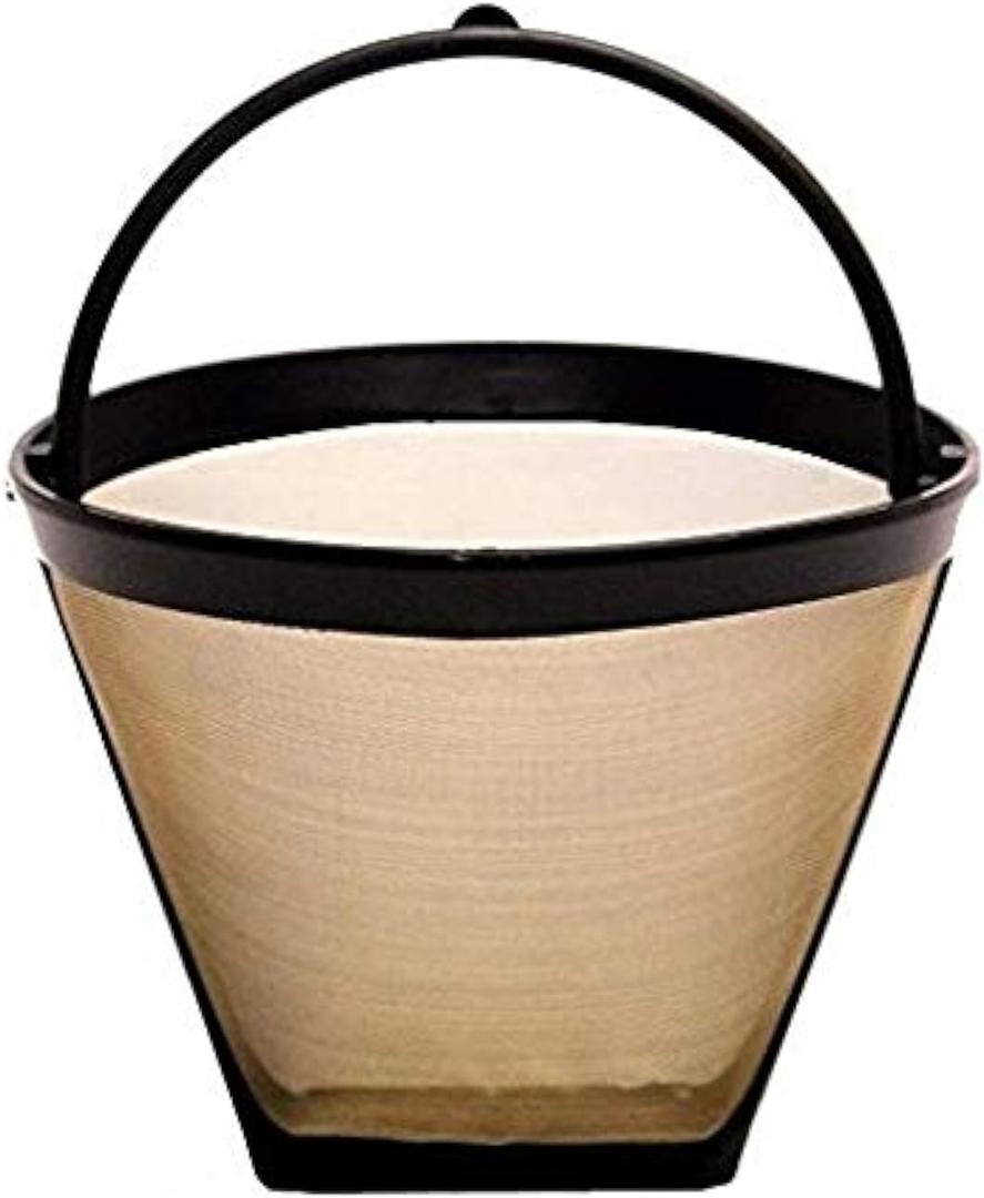 GoldTone Reusable Cup No.2 Cone Coffee Filter Permanent Coffee Plastic Filter- Size 4