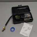 AZUNO Digital Tire Inflator with Pressure Gauge, 200 PSI, Heavy Duty Air Compressor Accessories, with Rubber Hose Lock on Air Chuck and Quick Connect Coupler, Comes with a Portable Carrying Box