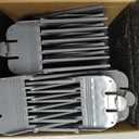 AFANSO Mega Hair Clipper Guards, 8pcs Gray, Fits Most Wahl Full Size Hair Clippers (3 Inch 8pcs)