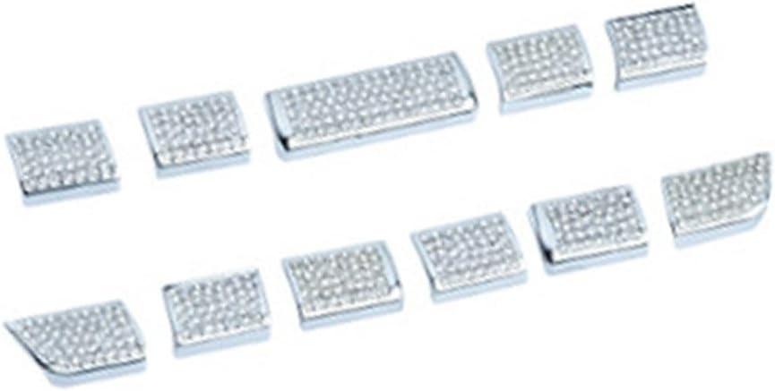 Air Conditioning Control Switch Button Cover Crystal Decals Compatible with Mercedes Benz C GLC Class W205 X253