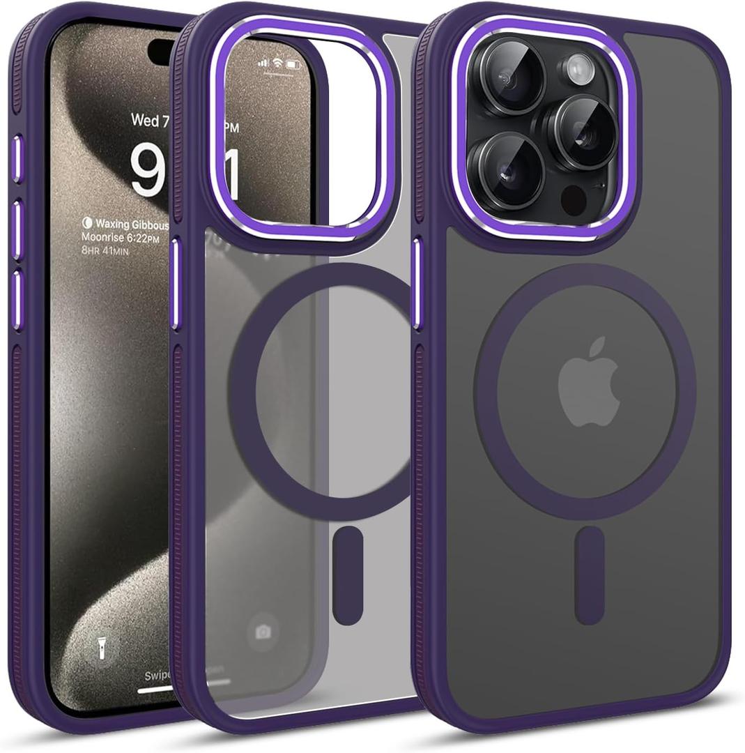 Hitaoyou for iPhone 14 Pro Case,iPhone 14 Pro Phone Magnetic Case [Compatible with MagSafe] Translucent Matte Shockproof Women Men Girl Protective Case Cover for iPhone 14 Pro 6.1"