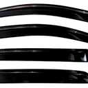 KPY Window Visor Compatible with Toyota Sienna 2004-2010, Rain Guard Side Window Vent Deflectors Tape-On Style, 2004 2005 2006 2007 2008 2009 2010, Black