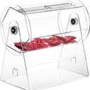 Acrylic Raffle Drum, Transparent Raffle Ticket Spinner Box, Clear Ticket Box for Bingo, Lottery Games, Balls