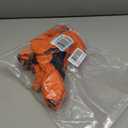 BRKURLEG Dog Raincoat for Small Dogs, Small Dog Rain Jacket with Harness Built in, Waterproof 4 Legs Pet Raincoats, Puppy Outdoor Jacket with Reflective Strip, Orange, M (M(Back Length9.8"))