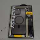 MAGEASY Case for iPhone 16 Pro Max 6.9" - Case with Crossbody Strap, 16ft Drop Protection, Compatible with MagSafe | Roam M (Black)