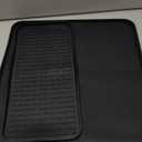 Silicone Coffee Mat,16''x16'' Coffee Bar Mat with Detachable Dish Drying Mat for Kitchen Countertops, Coffee Bar Accessories Fit Under Coffee Maker Coffee Machine Coffee Pot Espresso Machine Dish Rack (Black)