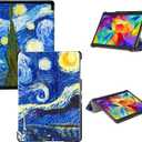 Tri-Fold Case Compatible with Samsung Galaxy Tab S 10.5 inch Tablet - SM T800&T801&T805&T807 (2014 Released), Includes a Screen Protector - Premium PU Leather Tri-Fold Cover with Auto Sleep/Wake