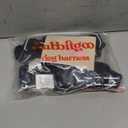 rabbitgoo Dog Harness No Pull with 2 Leash Clips, Adjustable Soft Padded, Reflective Oxford No Choke Pet Vest with Easy Control Handle for Medium Sized Dogs, Black, M