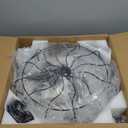 Ohniyou Ceiling Fans with Lights and Remote - 52 Inch Farmhouse Ceiling Fan with Caged Light Fixture - Black Industrial Outdoor Ceiling Fan Lights for Patio, Living Room, Kitchen & Bedroom