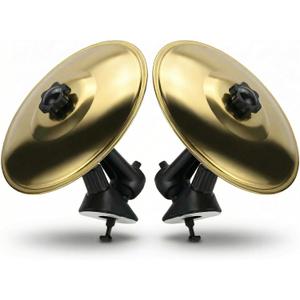Car Cymbal Crash Air Vent, 2 Pack, Gold