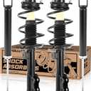 KUIPERAUTO 4PCS Front  Rear Pair of Complete Struts & Coil Springs Compatible for 2011-2017 Hyundai Sonata Azera Kia Optima Cadenza, Replace 11771 11772 5646