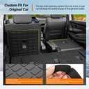 Powoq 2nd Backrest Mat Compatible with 2019-2026 Subaru Ascent 7 Seats 2nd Seat Back Protector Replacement for 2019-2026 Subaru Ascent Accessories (7 Seats 2nd Row Backrest Mat)