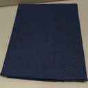 OVZME Navy Blue Valance for Windows, Light Filtering Faux Linen Textured Small Short Valance Kitchen Curtain, Dual Rod Pocket Top Short Window Curtain for Bathroom Basement Farmhouse, 1 Piece, 60Wx16L