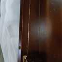 Multi-Purpose Desk, Writing Desk, Craft Table, Work Table, Computer Desk, Solid Wood, Brown (Walnut)