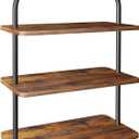 Cupcake Stand, 3 Tier Wood Cupcake Stand for 50 Cupcakes Large Dessert Stand Cupcake Display Stand Cupcake Tower for Farmhouse Decor, Party Serving Tray, Vendor Dessert Table Display Set (Brown)