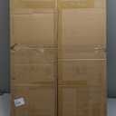 Shintenchi Cat Littler Box Enclosure, Litter Box Furniture Hidden with Removable Divider, Cat House with End Table, Black, 31.5 inch, Black