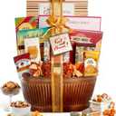 Broadway Basketeers Get Well Basket Gourmet Care Package with Snacks & Treats - Get Well Soon Gift Baskets for Women, Men After Surgery - Feel Better Best Food Gifts to Send, No BB