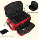 Medical Bag,First Aid Bag,First Responder Bag for Trauma,Emergency Medical Bag Organizer,Trauma Bag with Detachable Dividers for Nurses,Home Health Care, EMT(Bag Only)