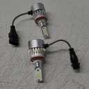 2PCS H11/9006/9005/H7/H4/H13/9007/9004 Car LED Light, 6000K 3800LM Super Bright High and Low Beam Bulb C6 LED Fog Light Headlight Bulb Replacement, Plug & Play, Car/trucks (H8/H9/H11)