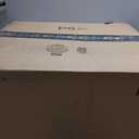 Amazon Basics Solid Wood Saddle-Seat Kitchen Counter Barstool with Footrest, Easy Assembly - 24-Inch Height - Black - Set of 2