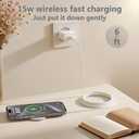[Apple MFi Certified] 2Pack 6FT Mag-Safe Wireless Charger, 15W Fast Magnetic Pad with USB-C Block for iPhone 17/16/15/14/13/12 (Air/Pro/Max/Plus) & AirPods 4/3/2/Pro/Pro2 - Apple Wireless Charging Kit